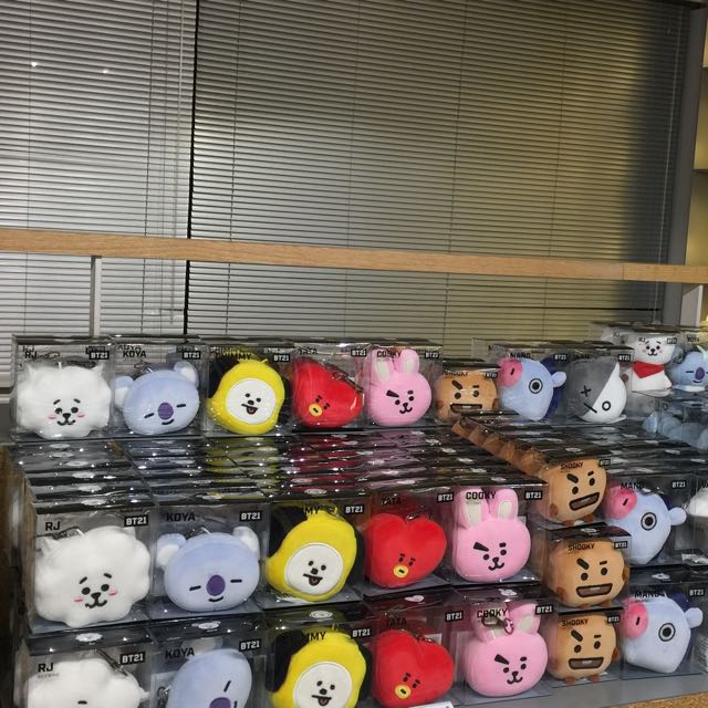 bt21 head plush