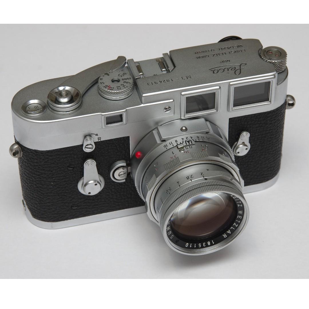 Leica M3 Single Stroke High serial number with Leica DR Summicron 50mm