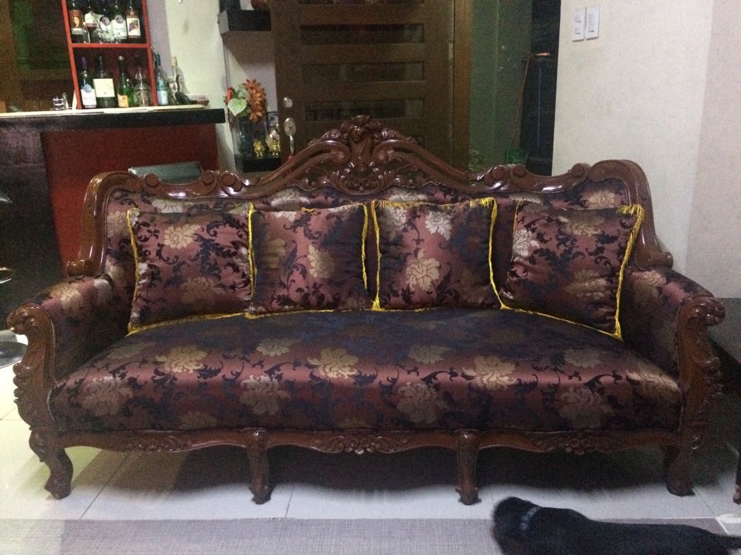 mahogany vintage sala set