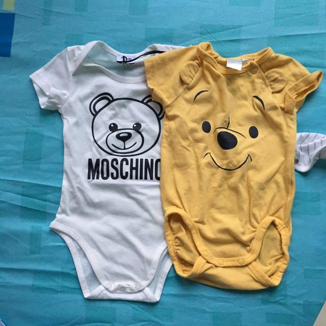 Moschino Baby Moschino Bear Onesie 9 12 mths BN with Tags Babies Kids Babies Kids Fashion on Carousell