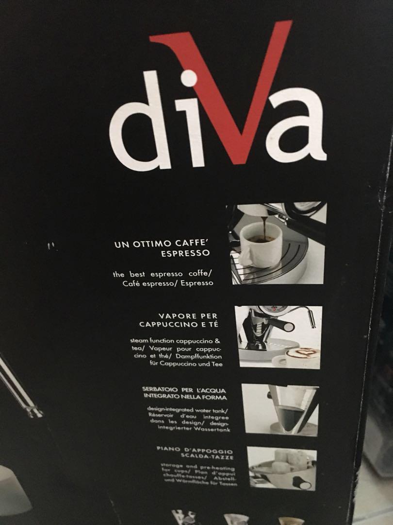 New Bugatti Diva Coffee Machine Eg20 Kitchen Appliances On Carousell