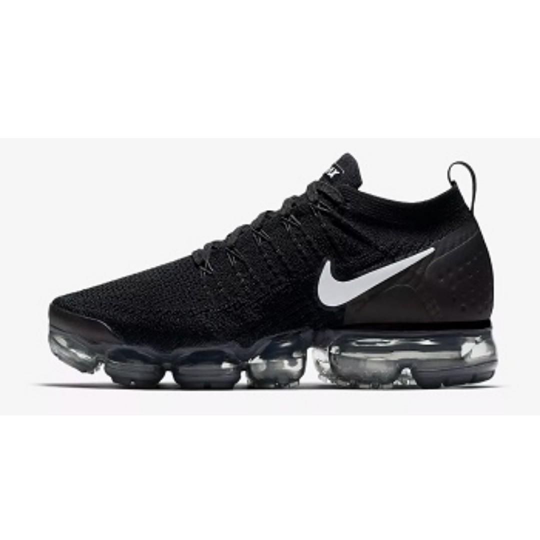 nike vapormax flyknit 2 black mens