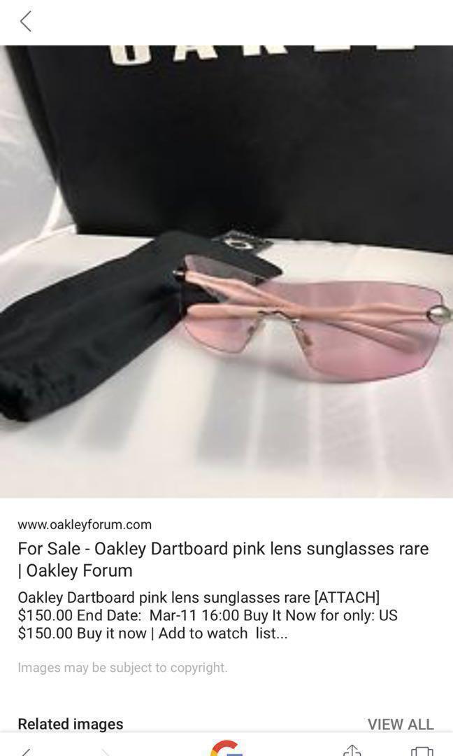 dartboard oakley pink