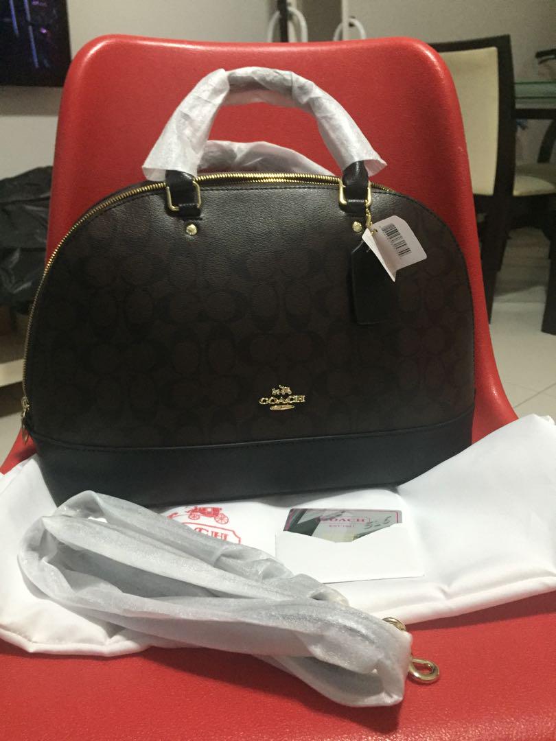 coach dome shaped bag