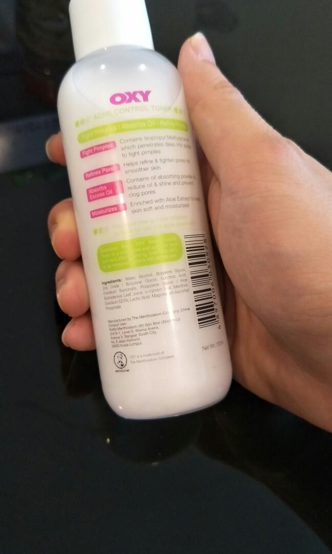 toner oxy acne