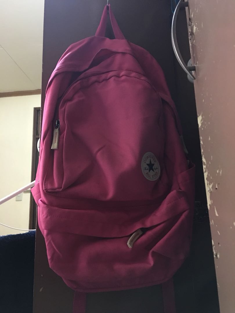 pink converse backpack