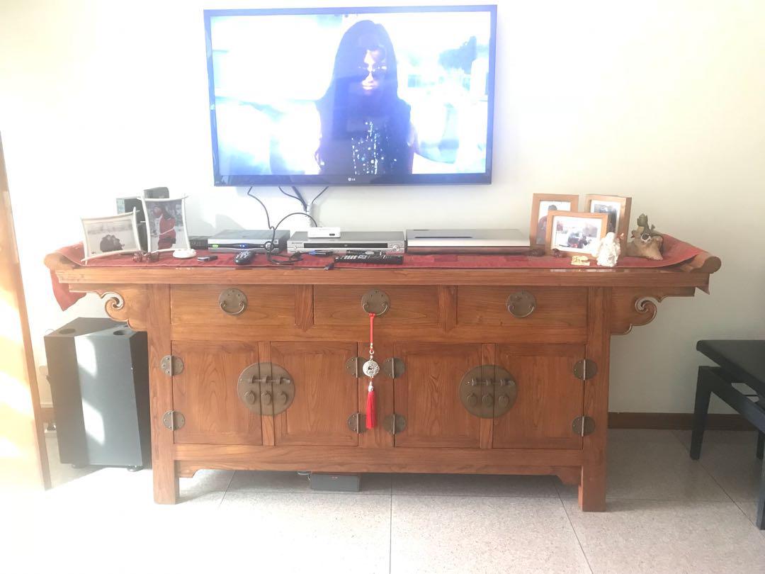 Rosewood Side Cabinet Ming Dynasty Chinese Style Furniture Shelves Drawers On Carousell