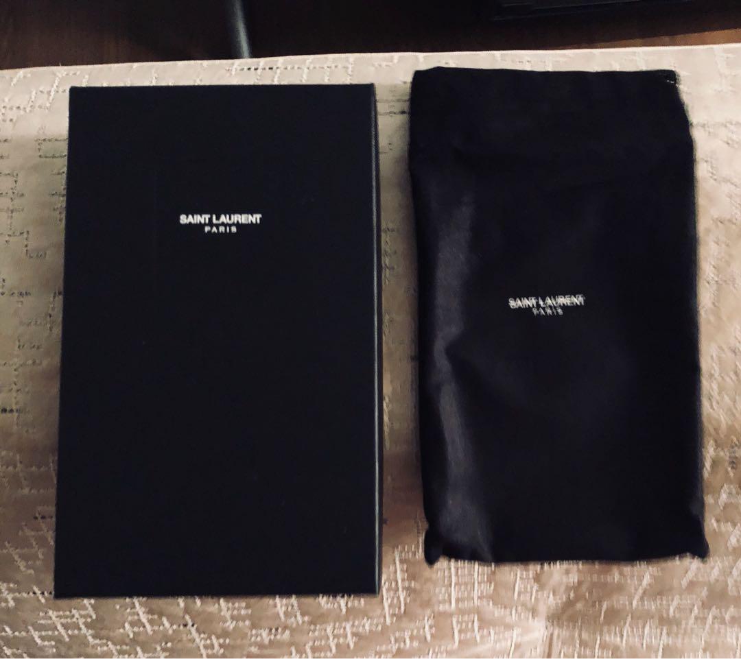 Saint Laurent Box with Dust Bag for Long Wallet, Women's Fashion, Bags &  Wallets, Purses & Pouches on Carousell