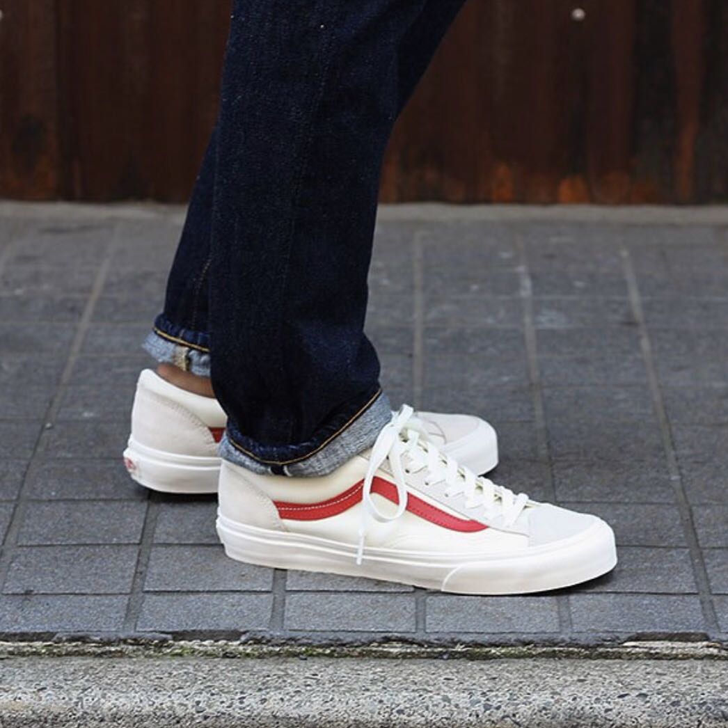 vans marshmallow red japan