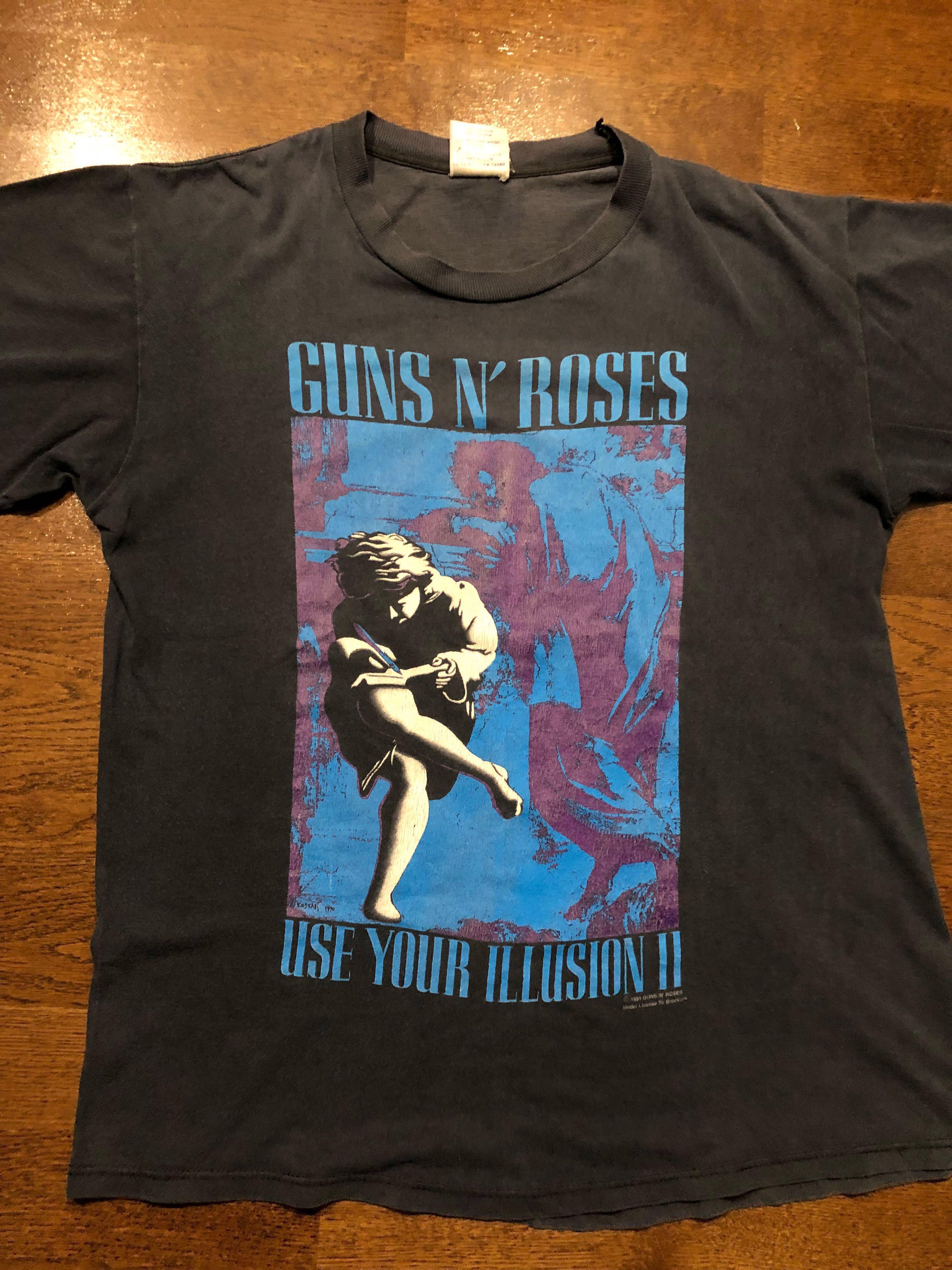Kleding Herenkleding Overhemden & T-shirts T-shirts T-shirts met print Vintage Guns N' Roses Use Your Illusion 1992 