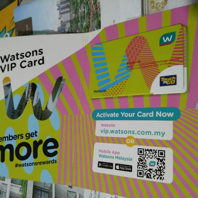 Lifetime Watson S 2in1 Member And Touch Go Card Till 2027 Car Accessories Accessories On Carousell