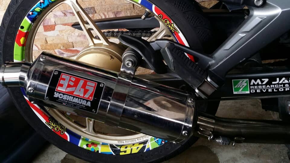 Yoshimura full exhaust system LC135, Motorcycles, Motorcycle