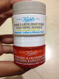 Bundling Kiehl's Mask (Rare earth deep pore cleansing masque & Turmeric and cranberry seed energizing radiance masque)