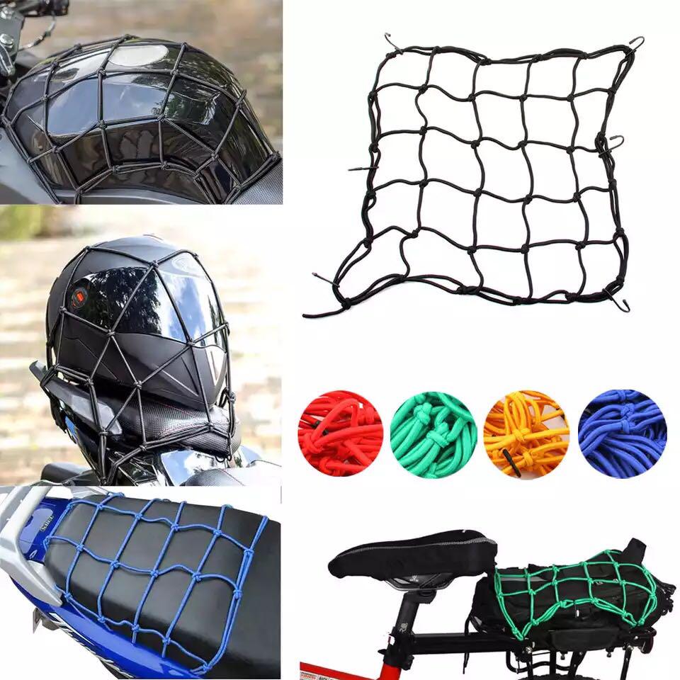 Motorcycle Rope Motorcycle Luggage Net With Hook Clamping Net Mopeds And Quad Bikes Elastic Luggage Strap Suitable For All Motorcycles Scooters