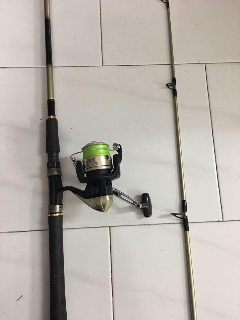 6’ft Fishing rod and Shimano 2500 Fishing Reel