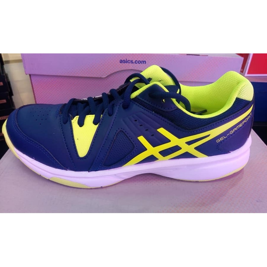 Asics Tennis Shoes Gel Gamepoint, Men's Fashion, Activewear on Carousell