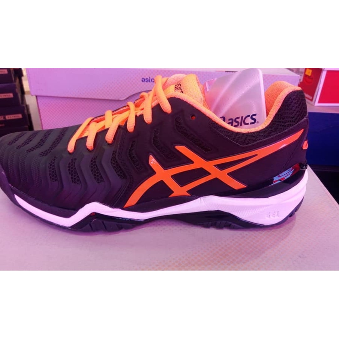 Asics Tennis Shoes Gel Resolution 7, Men's Fashion, Activewear on