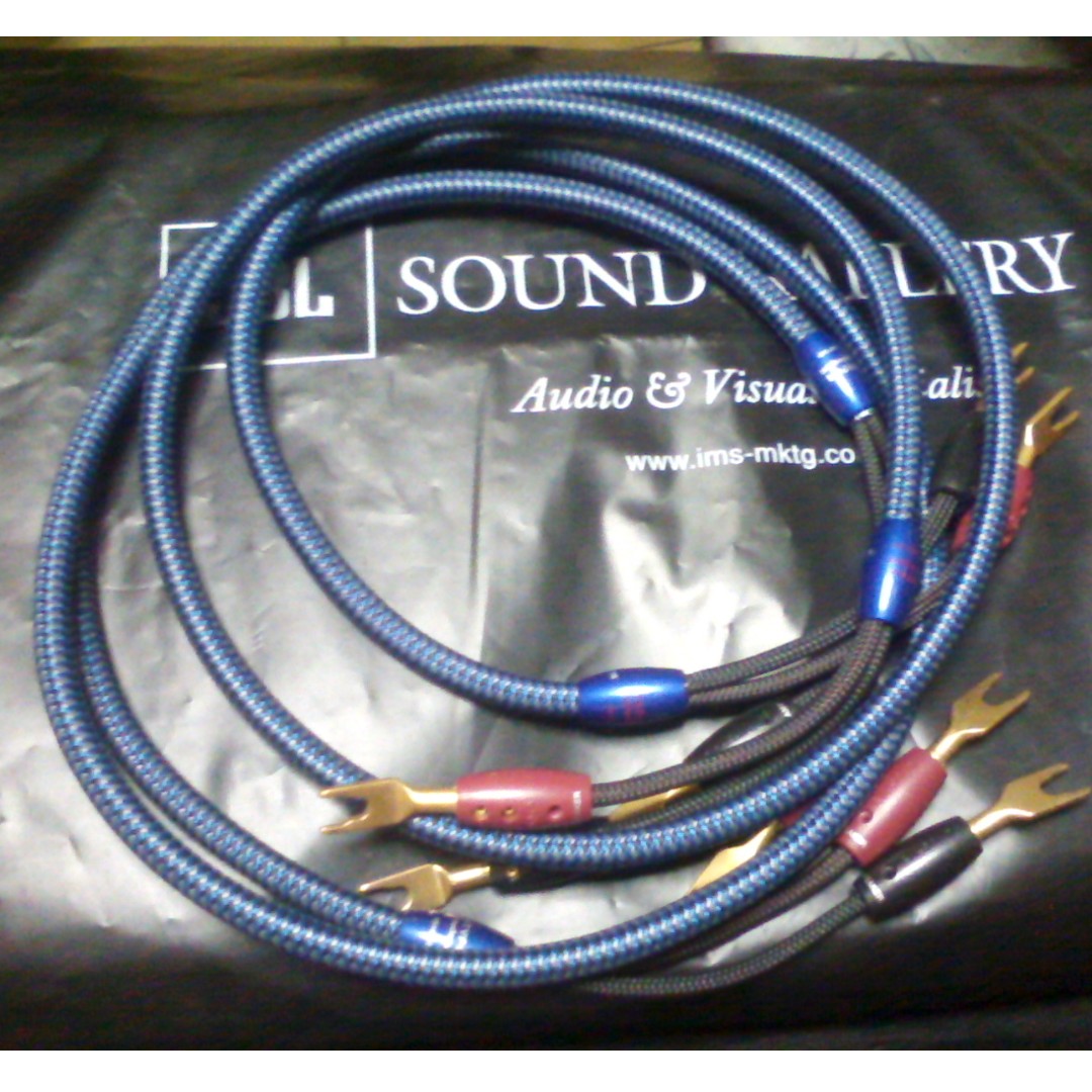 Audioquest Type 4 Speaker cable (5ft/150cm, factory terminated spades