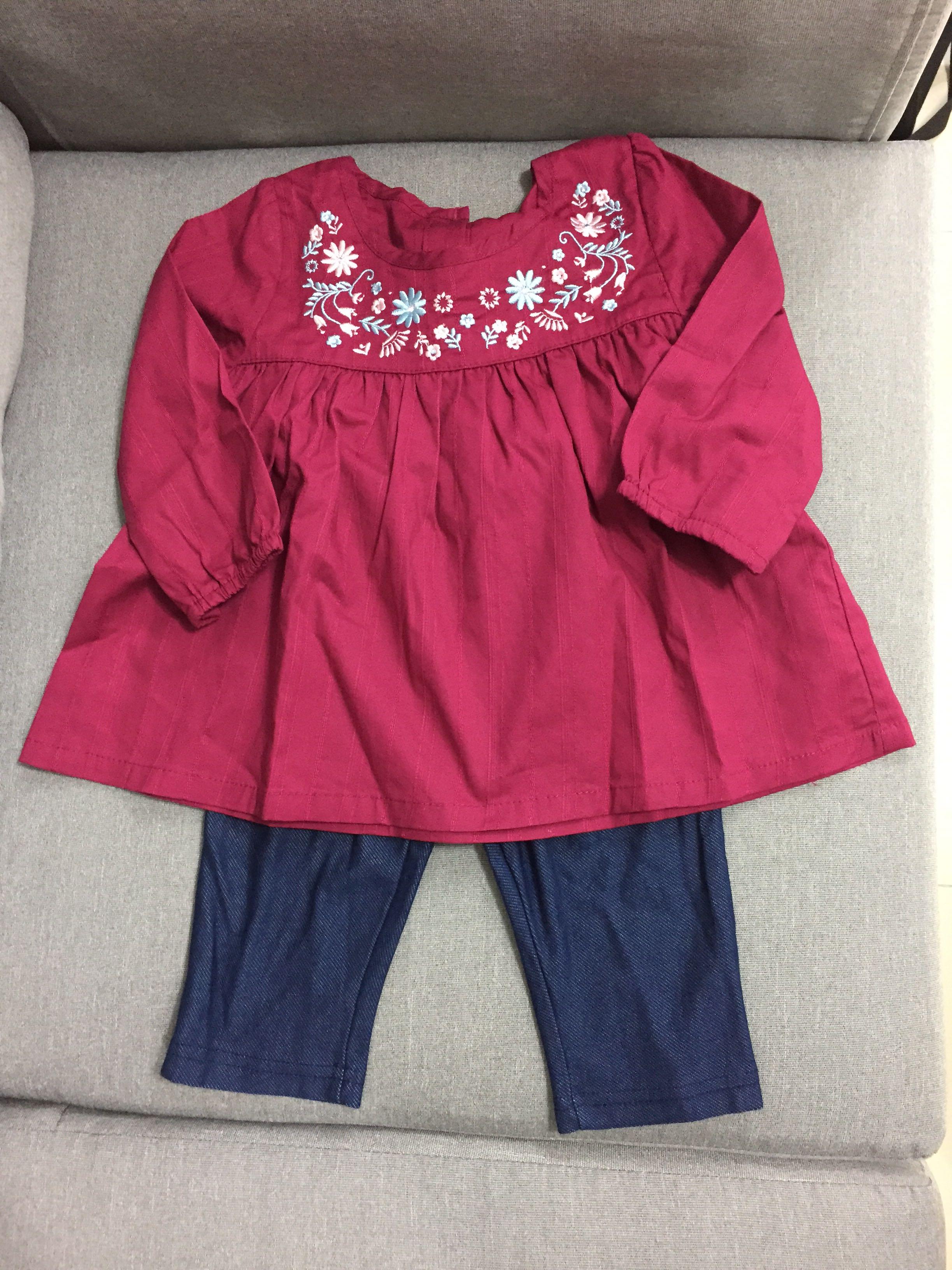 Tiny Button Baby Girls Set 2 3y Babies Kids Babies Apparel On
