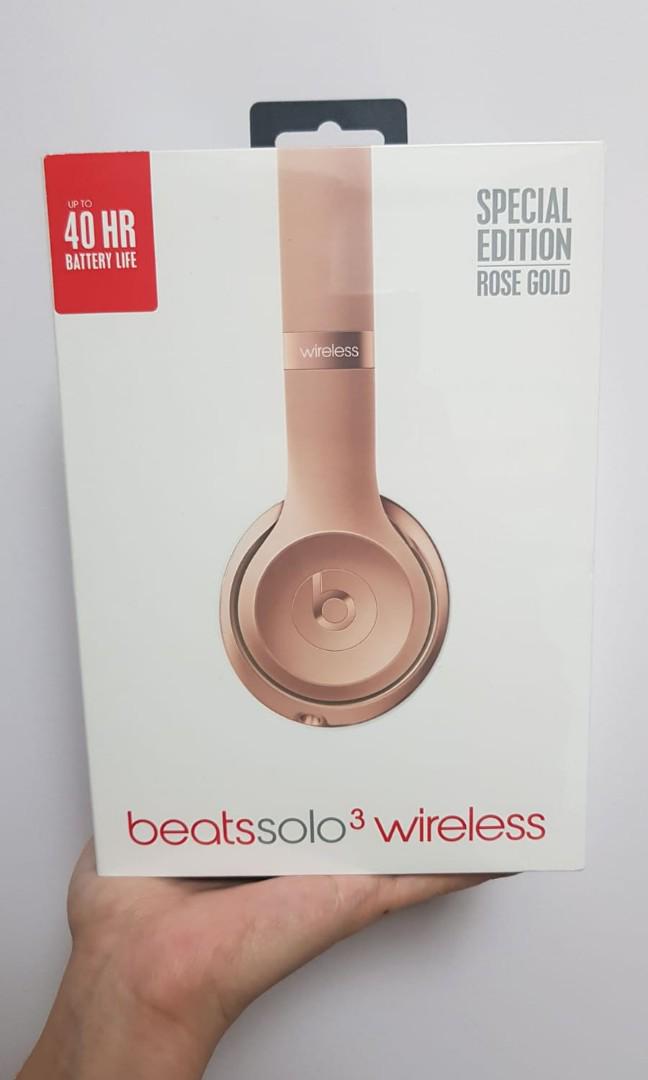rose gold beats solo 3 price