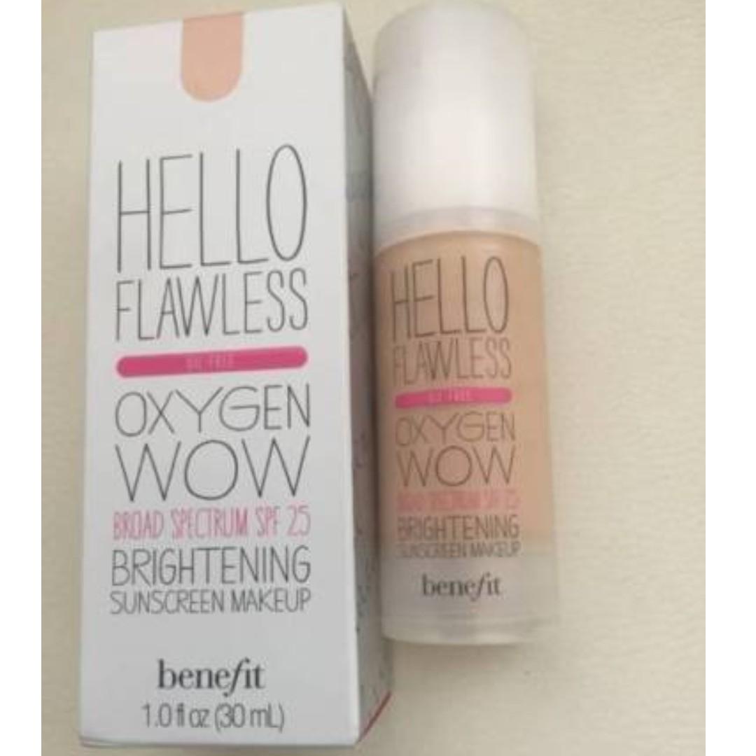 Benefit Hello Flawless Oxygen Wow Brightening Sunscreen Makeup