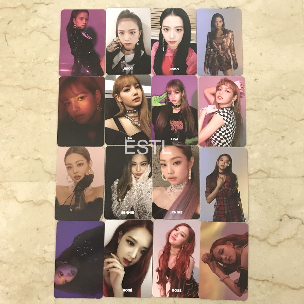 BLACKPINK Square Up Official Photocards Full Set, Hobbies & Toys