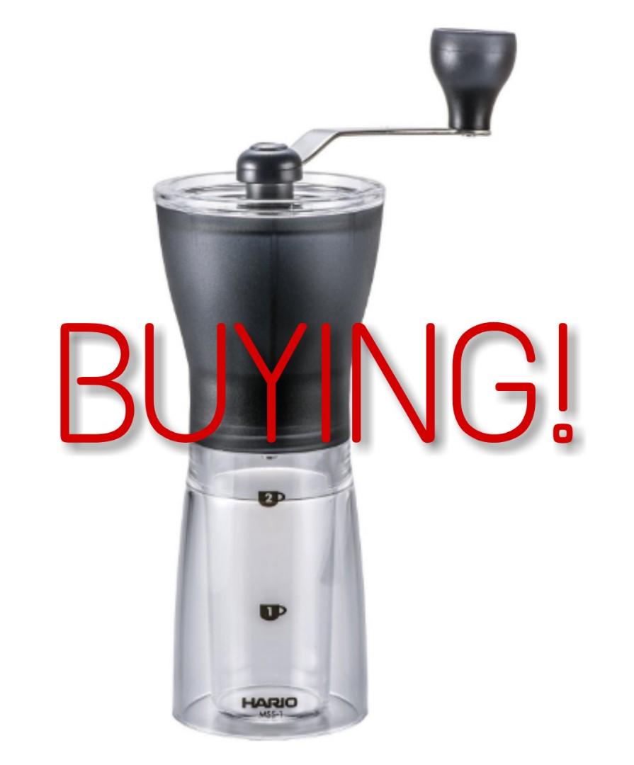 Buying Hario Mini Ceramic Slim Plus Pro Smart G Coffee Mill Grinder Home Appliances Kitchenware On Carousell