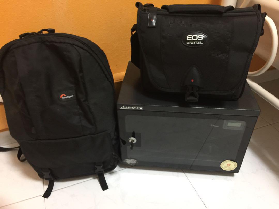 Canon 600d 50mm Lens Dry Cabinet Bags Photography Cameras