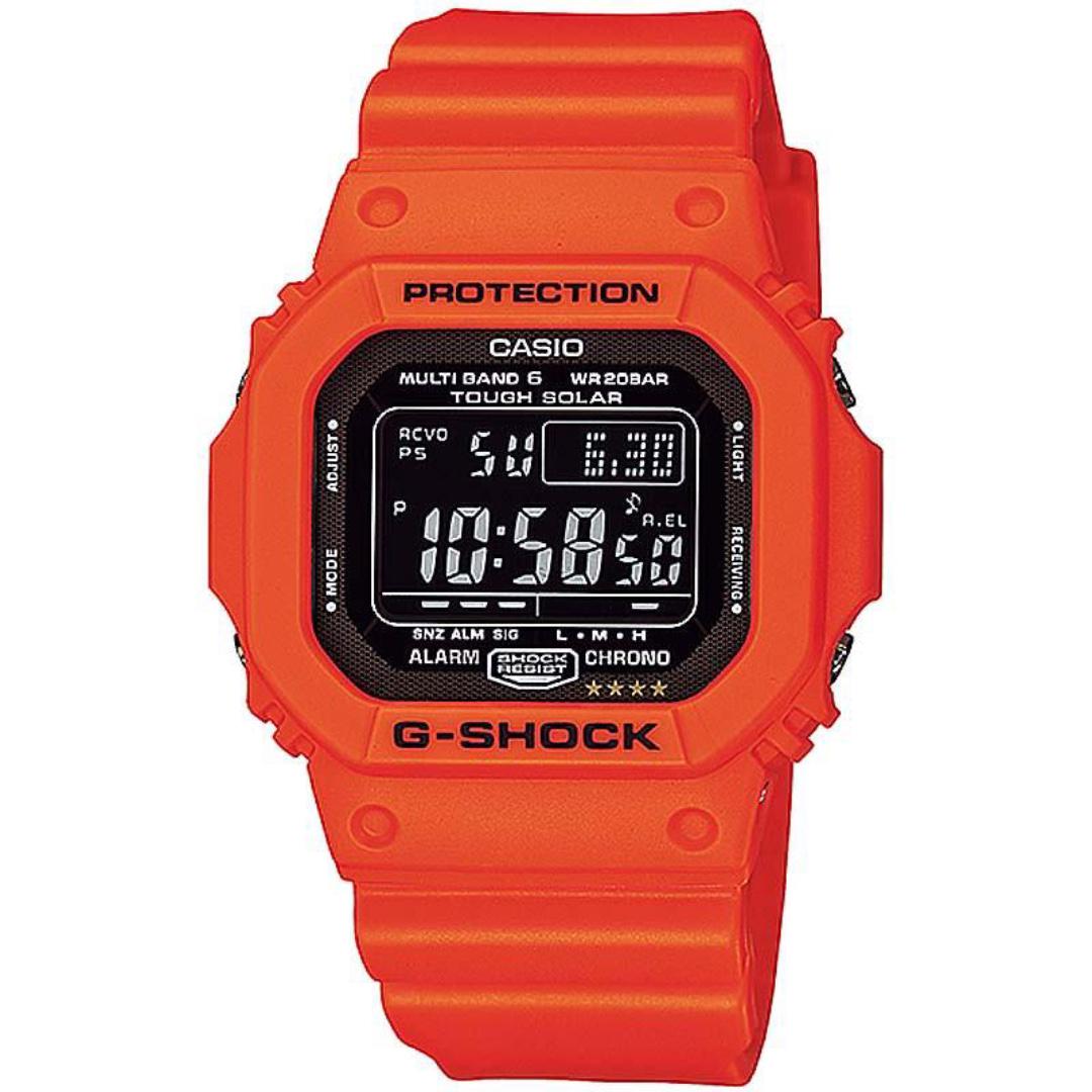 Casio G Shock Gw M5610 Series Gw M5610mr 橘色multi Band 6 電波受信機能tough Solar 光動能gshock Gwm5610mr 名牌 手錶 Carousell
