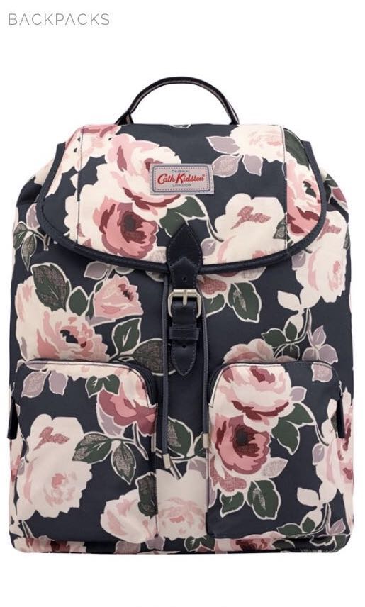 Cath Kidston Paper Rose Backpack, Women 