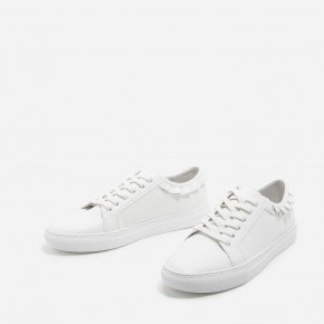 Charles and keith white sneakers Clearance