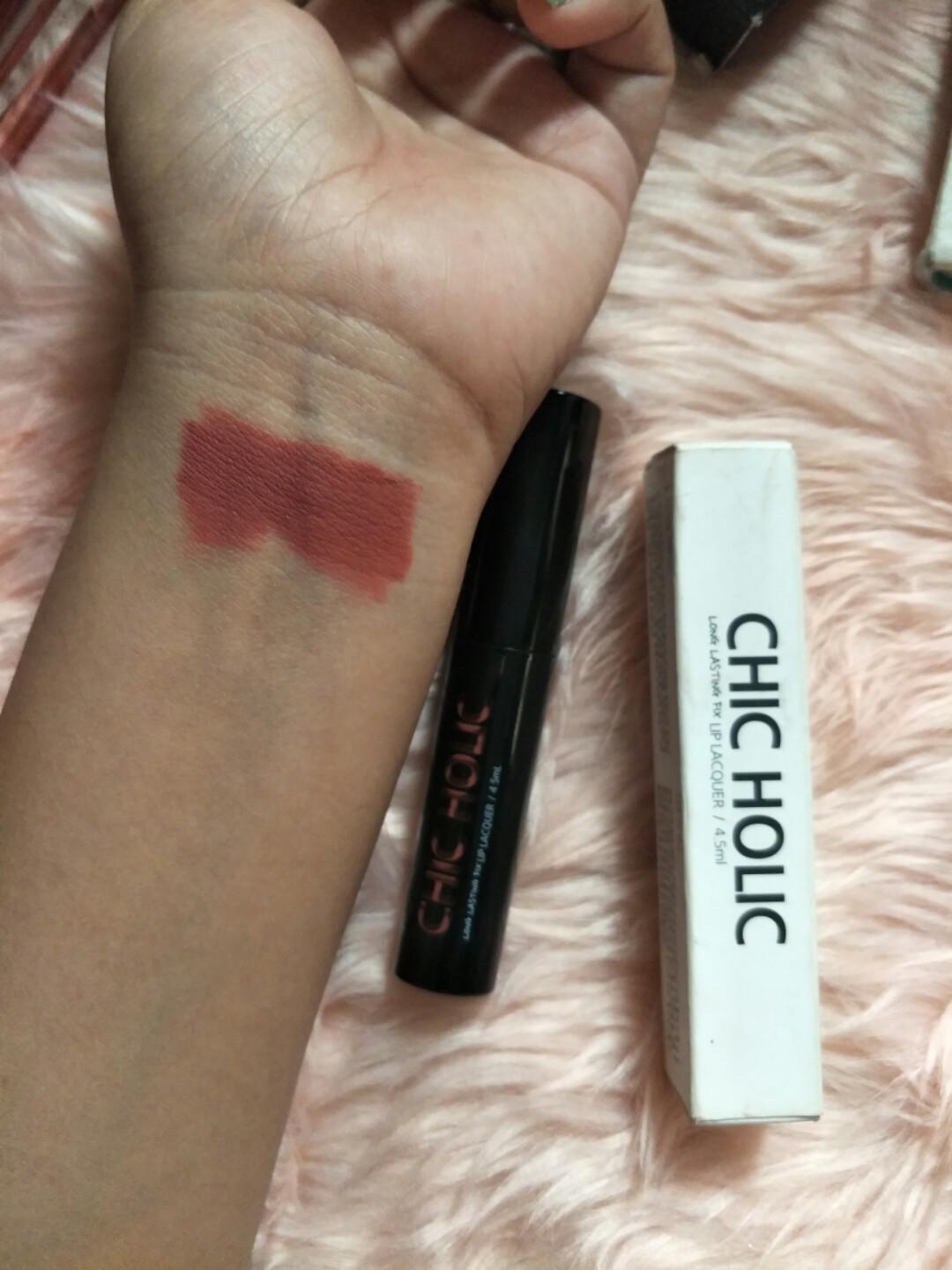 Chic Holic Lip Lacquer In Antique Mauve Health Beauty Makeup On Carousell