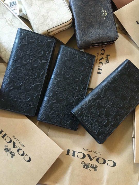 Coach mens wallet outlet clearance