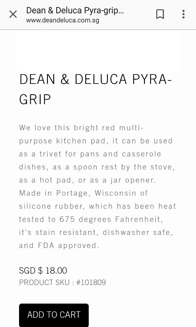 Dean Deluca Pyra Grip Everything Else On Carousell
