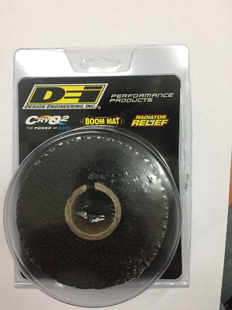 Dei Black Titanium Black Or Tan Exhaust Wrap See Descriptions Below Motorcycles Motorcycle Accessories On Carousell