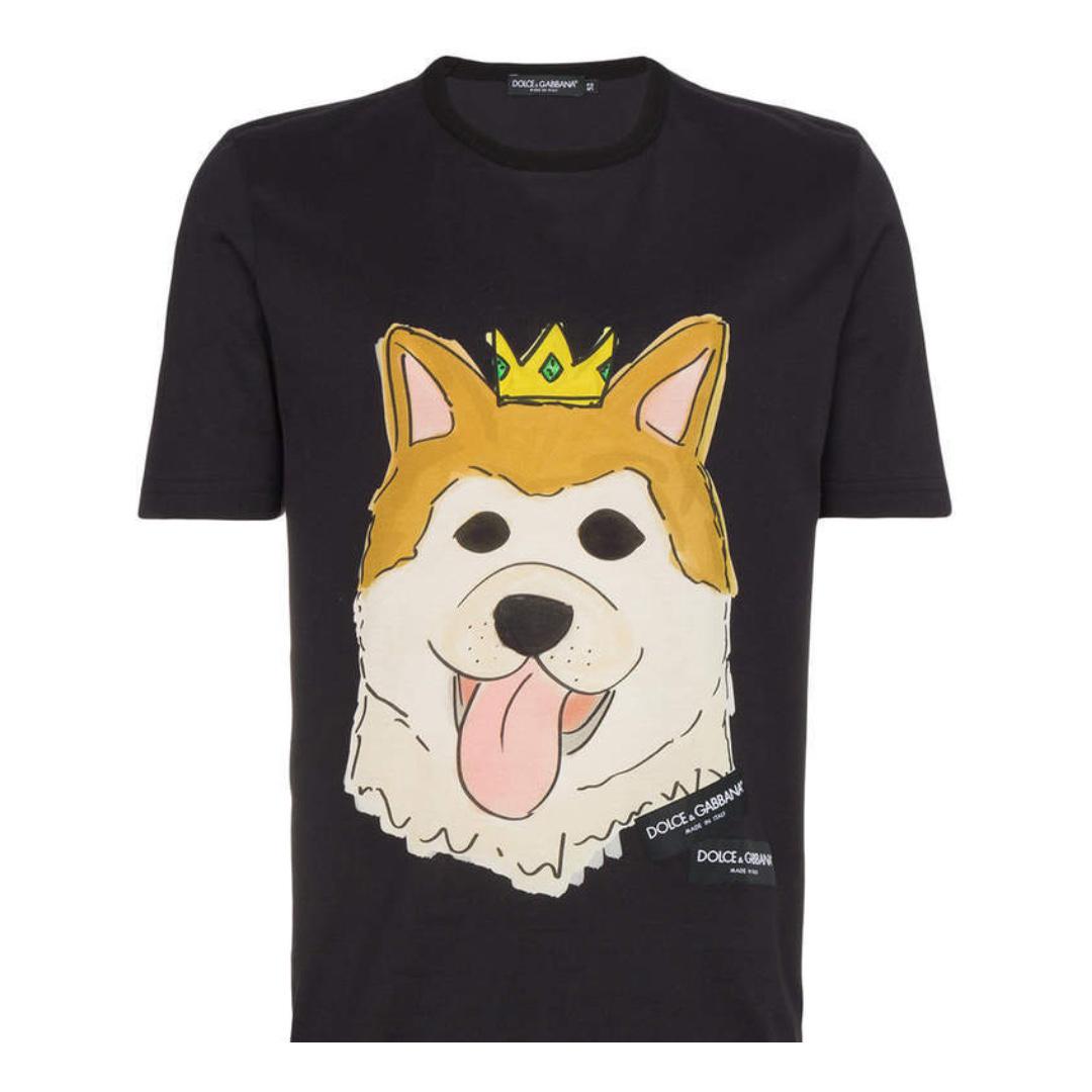 dolce gabbana t shirt dog