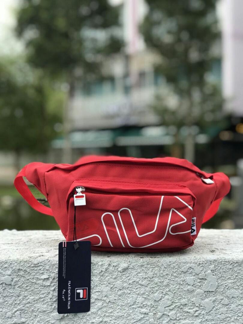 fila waist bag red