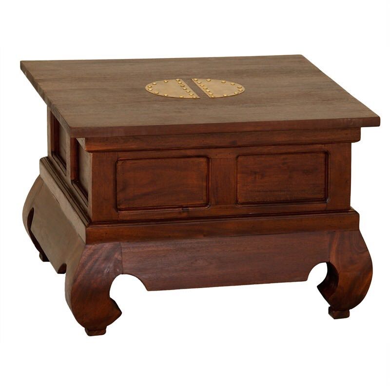 Fire Aug14 19 M New Dynasty Teak Opium Side Coffee Table Photo