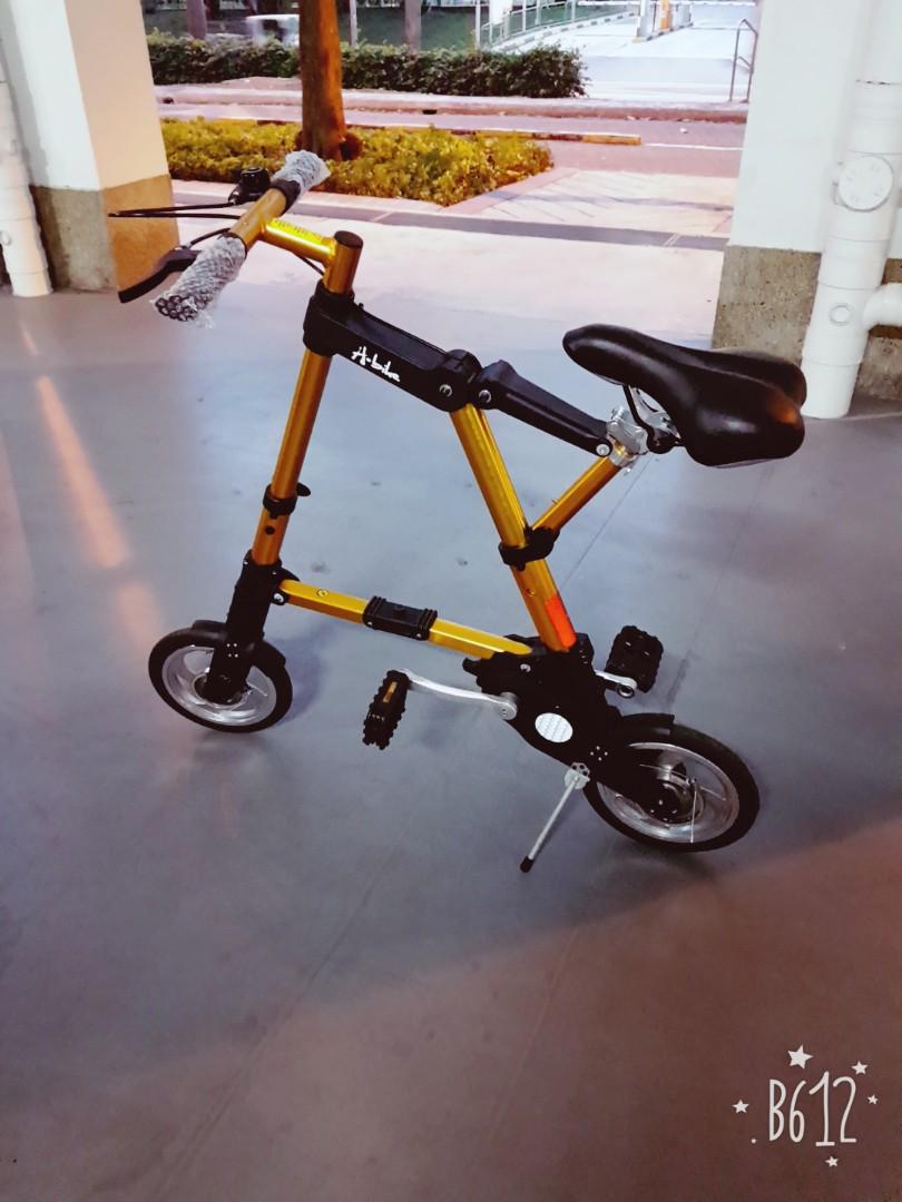 10 inch folding bike