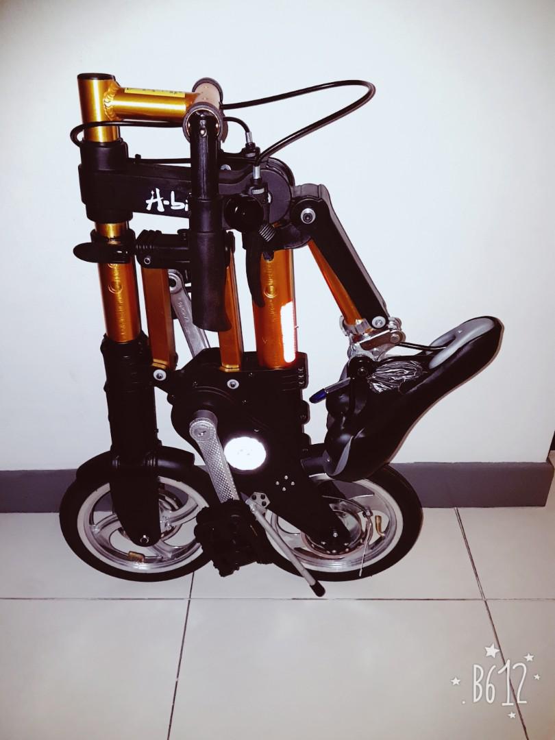 10 inch folding bike