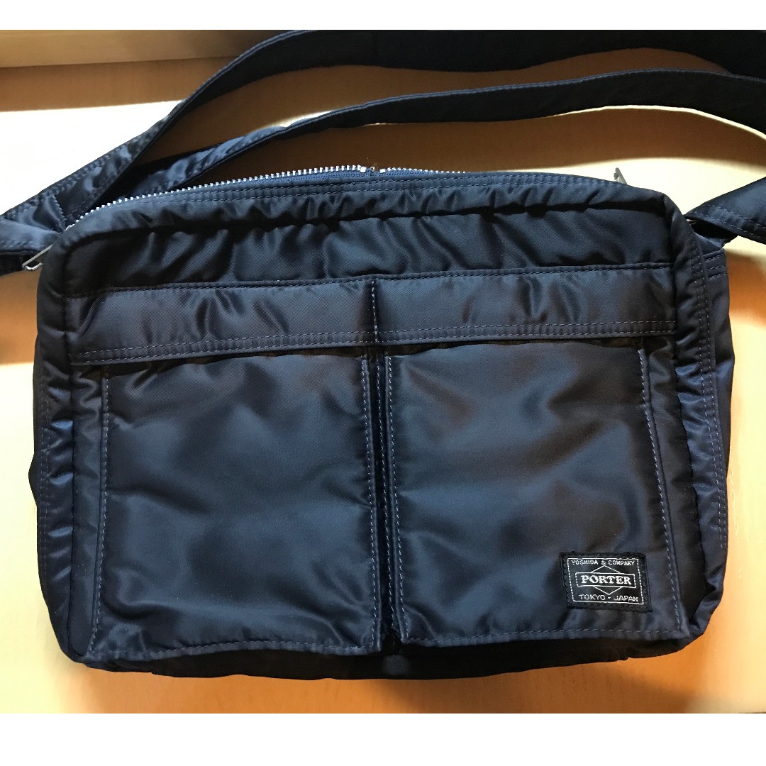 Head Porter tanker shoulder bag navy colour, 名牌, 手袋及銀包