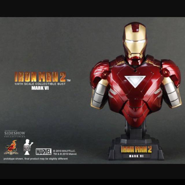 hot toys iron man bust
