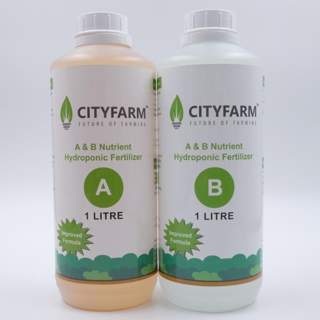 Hydroponics A B Liquid Fertilizer Leafy Greens Nutrients