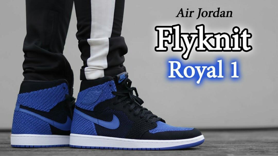 air jordan 1 flyknit royal