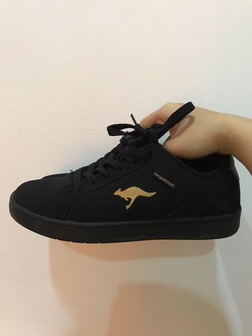 Kangaroos Women Men Black Shoes Fesyen Wanita Sepatu Di Carousell