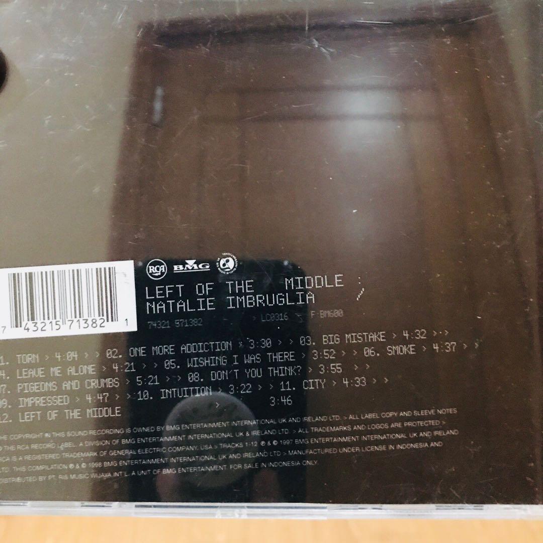 Natalie Imbruglia Left Of The Middle Musik Media Cd Dvd Lainnya Di Carousell