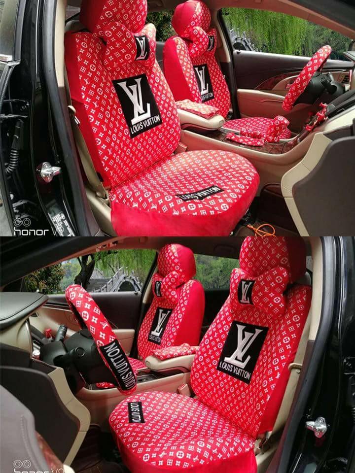 Louis Vuitton seat cover and foot mat - Chimexautomobile