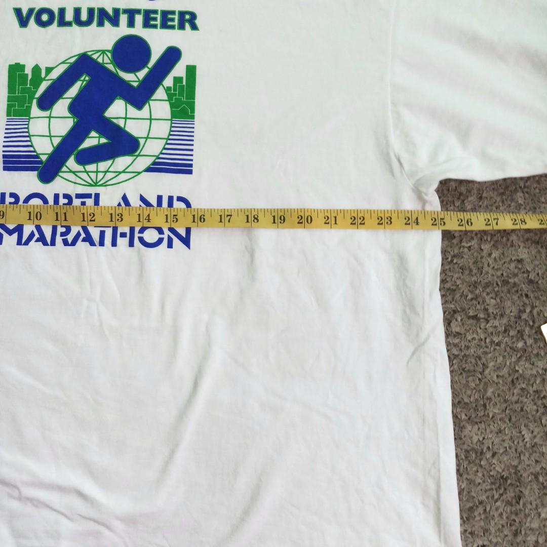 Vintage Nike Team Portland Marathon Shirt, Men's Fashion, Tops & Sets