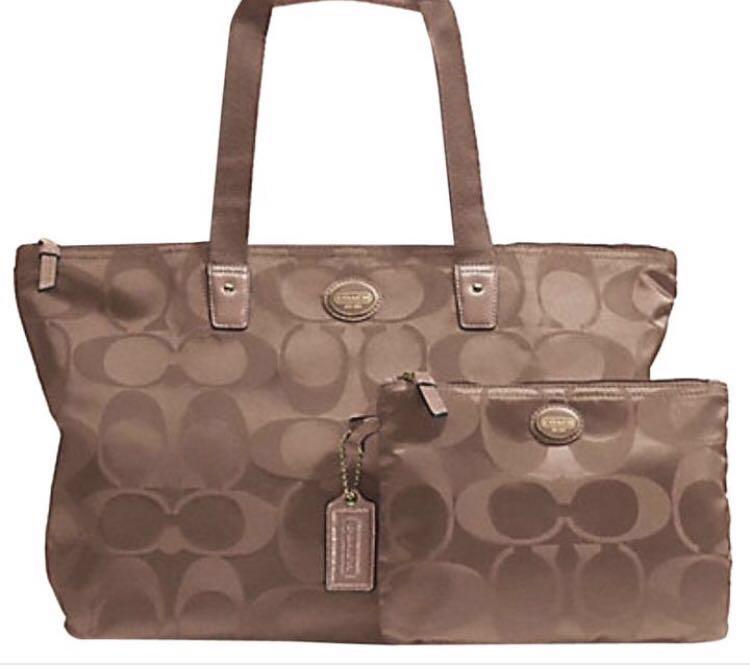 coach foldable tote