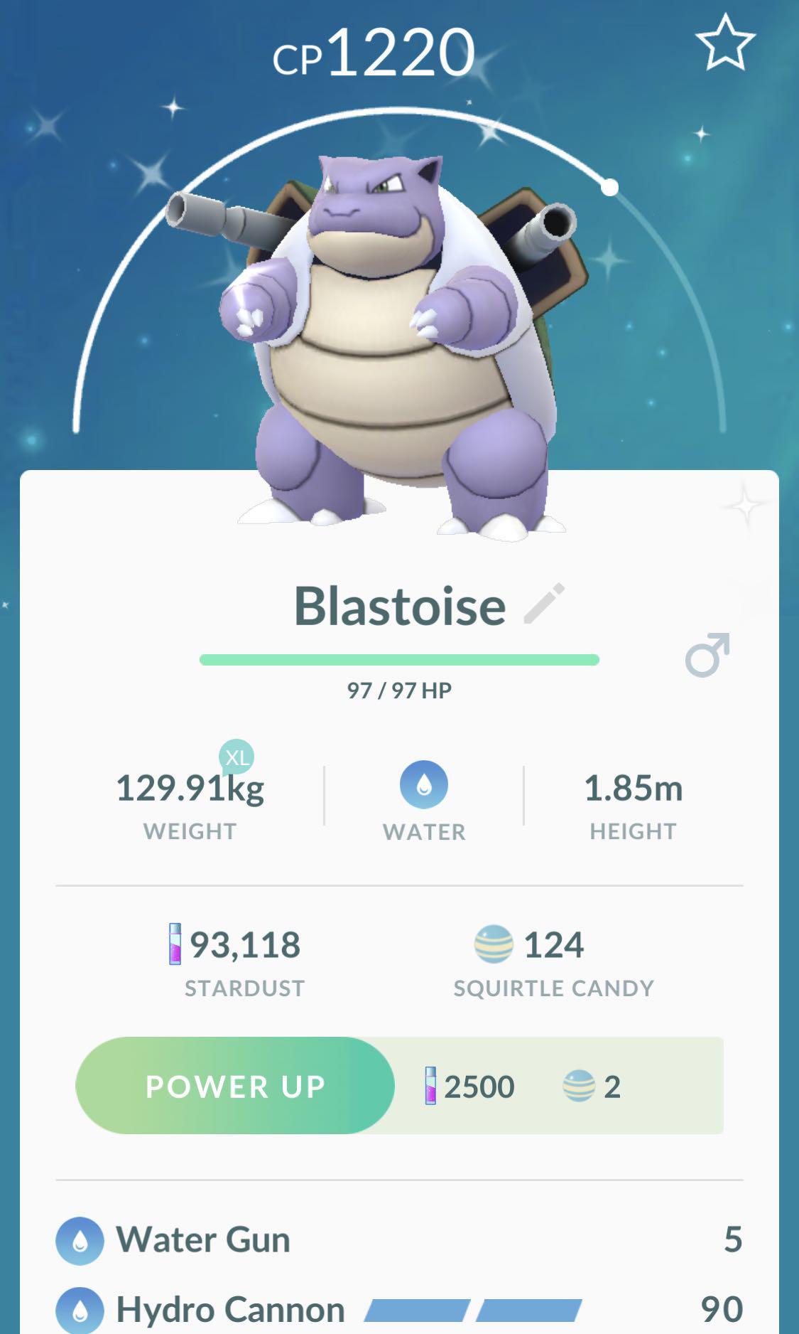 Pokemon Go Shiny Blastoise Toys Games Video Gaming Others On Carousell